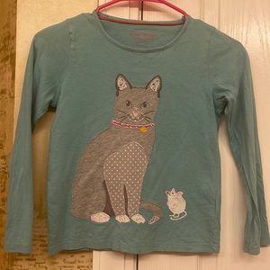 Mini Boden girl shirt size 7-8 GUC.